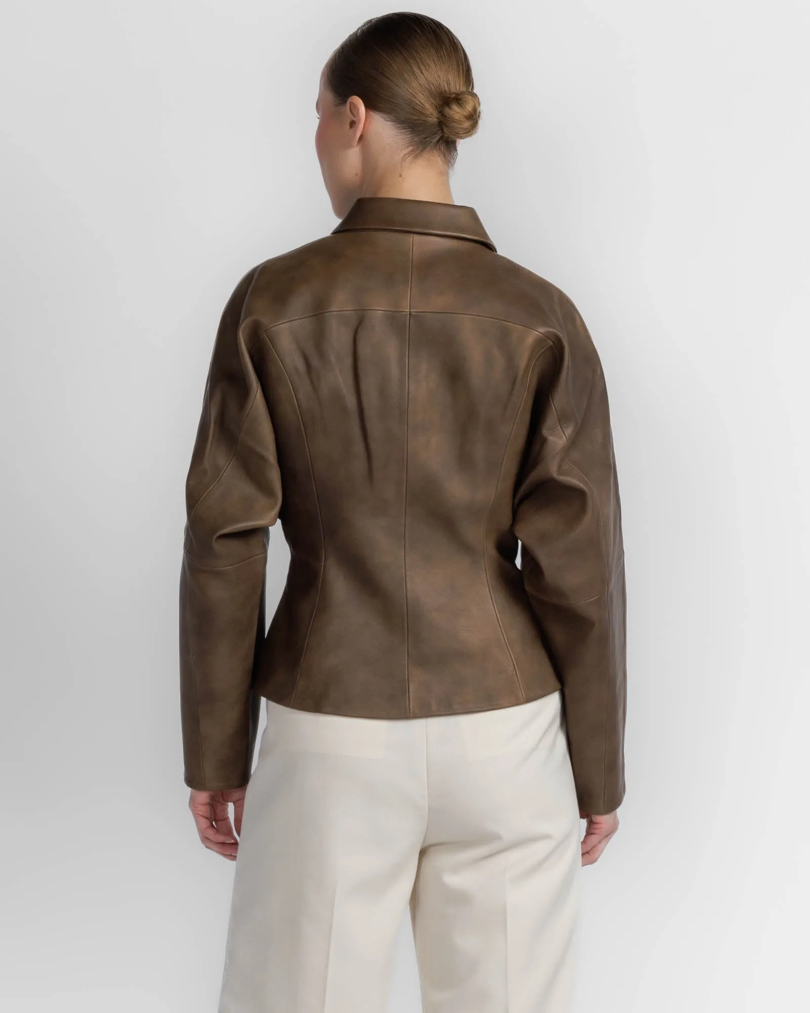 Fitted Leather Jacket sold by TNT Fashion product image thumbnail 4