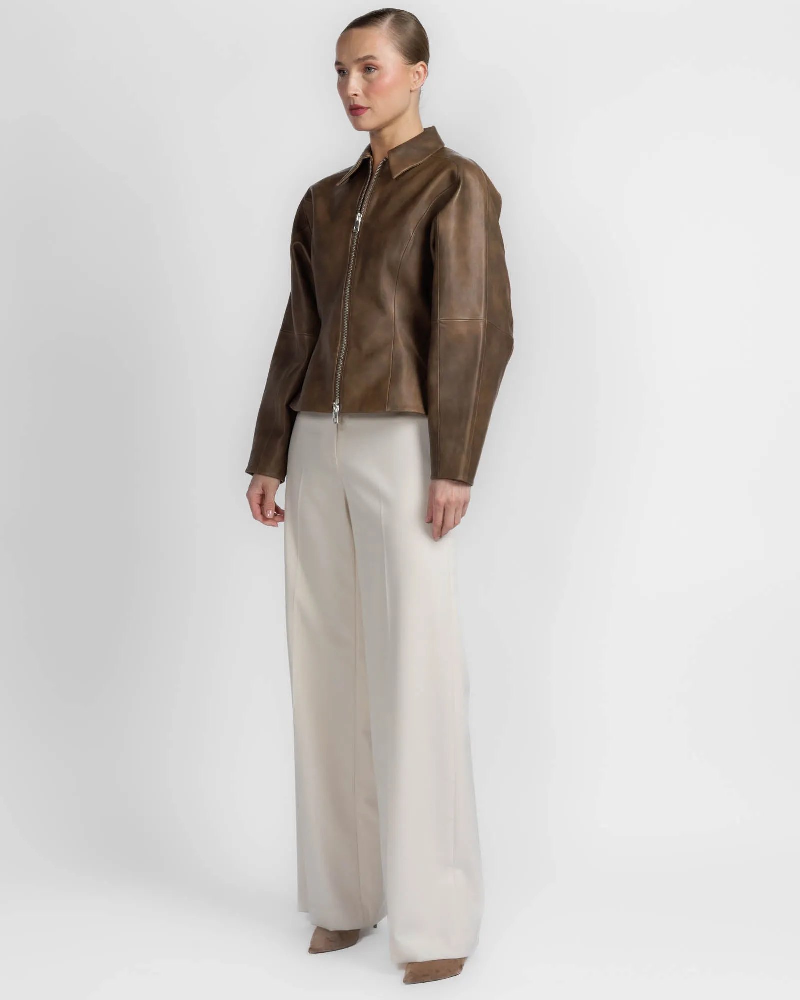 Fitted Leather Jacket sold by TNT Fashion product image thumbnail 5