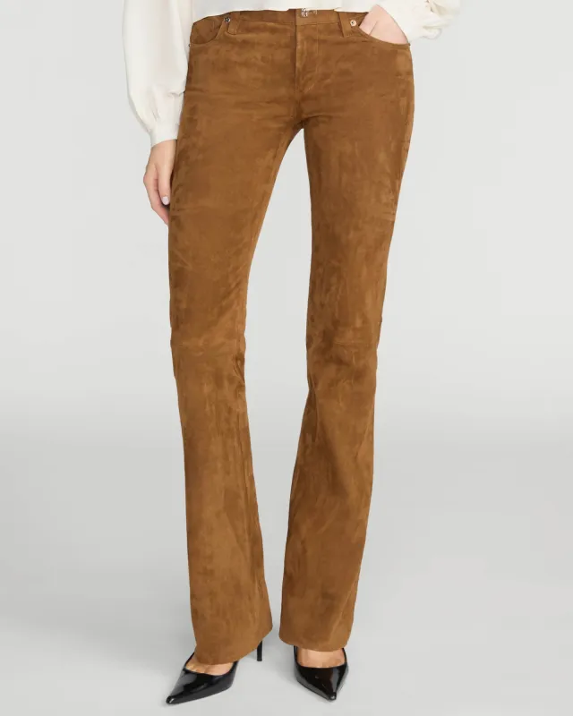 Suede Rodeo Pant made by Frame Denim