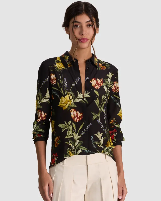Willa Placket Top made by Alice + Olivia