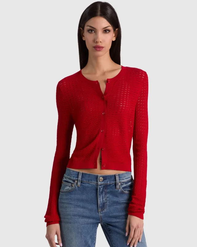 Carson Cardigan made by Alice + Olivia