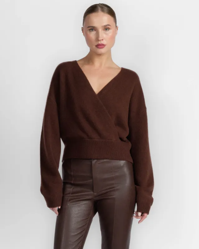 Koda Wrap Sweater made by Sablyn
