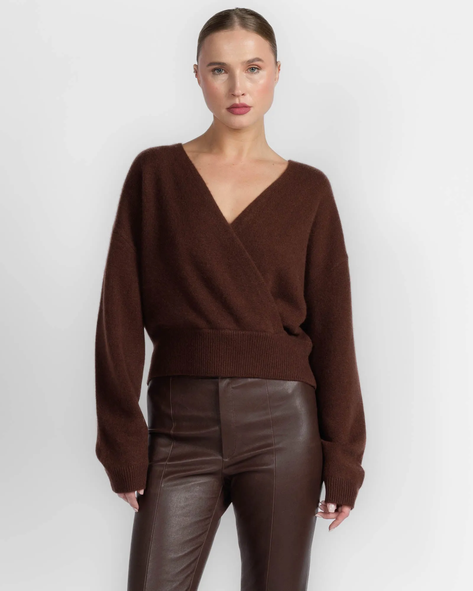 Koda Wrap Sweater sold by TNT Fashion