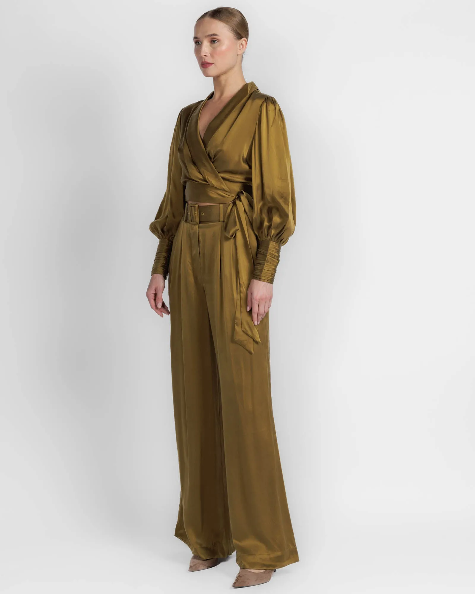 Silk Wrap Top sold by TNT Fashion product image thumbnail 5