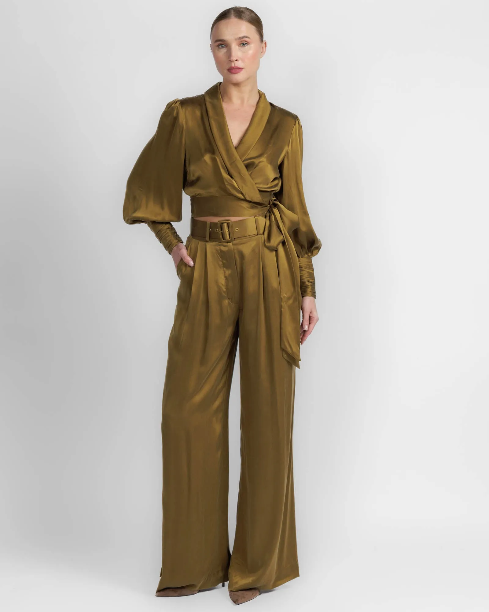 Silk Wrap Top sold by TNT Fashion product image thumbnail 3