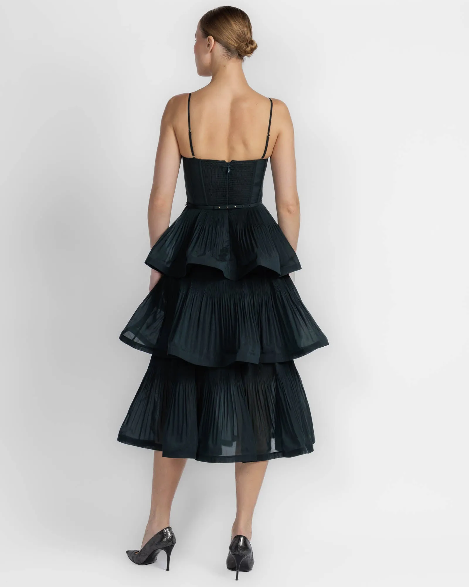 Pleated Tiered Dress sold by TNT Fashion product image thumbnail 2