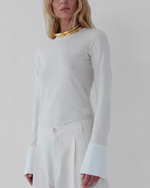 Nora Shirt Cuff Top made by DARKPARK