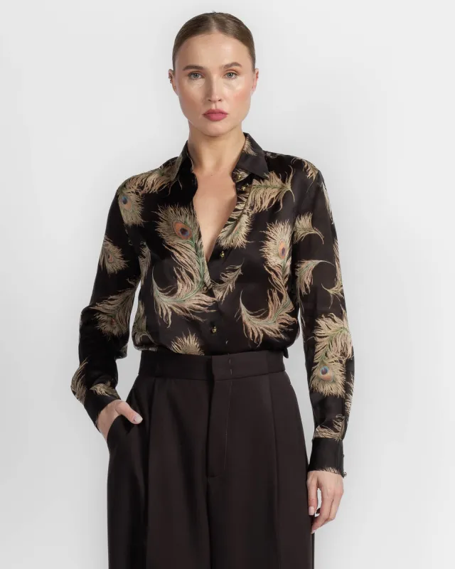 Valiant Satin Shirt made by Zimmermann