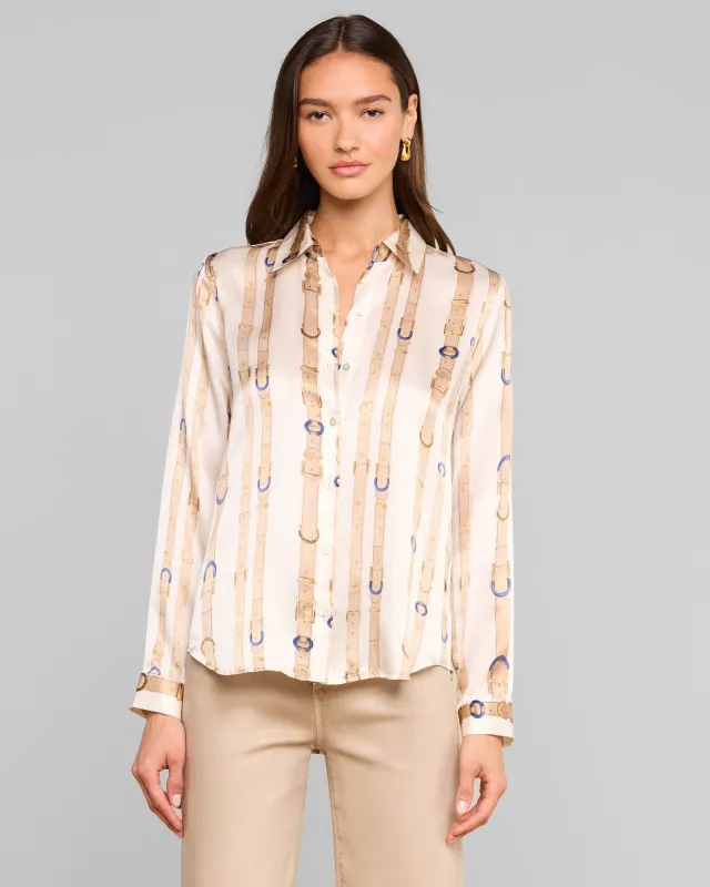 Tyler Long Sleeve Blouse made by L'AGENCE