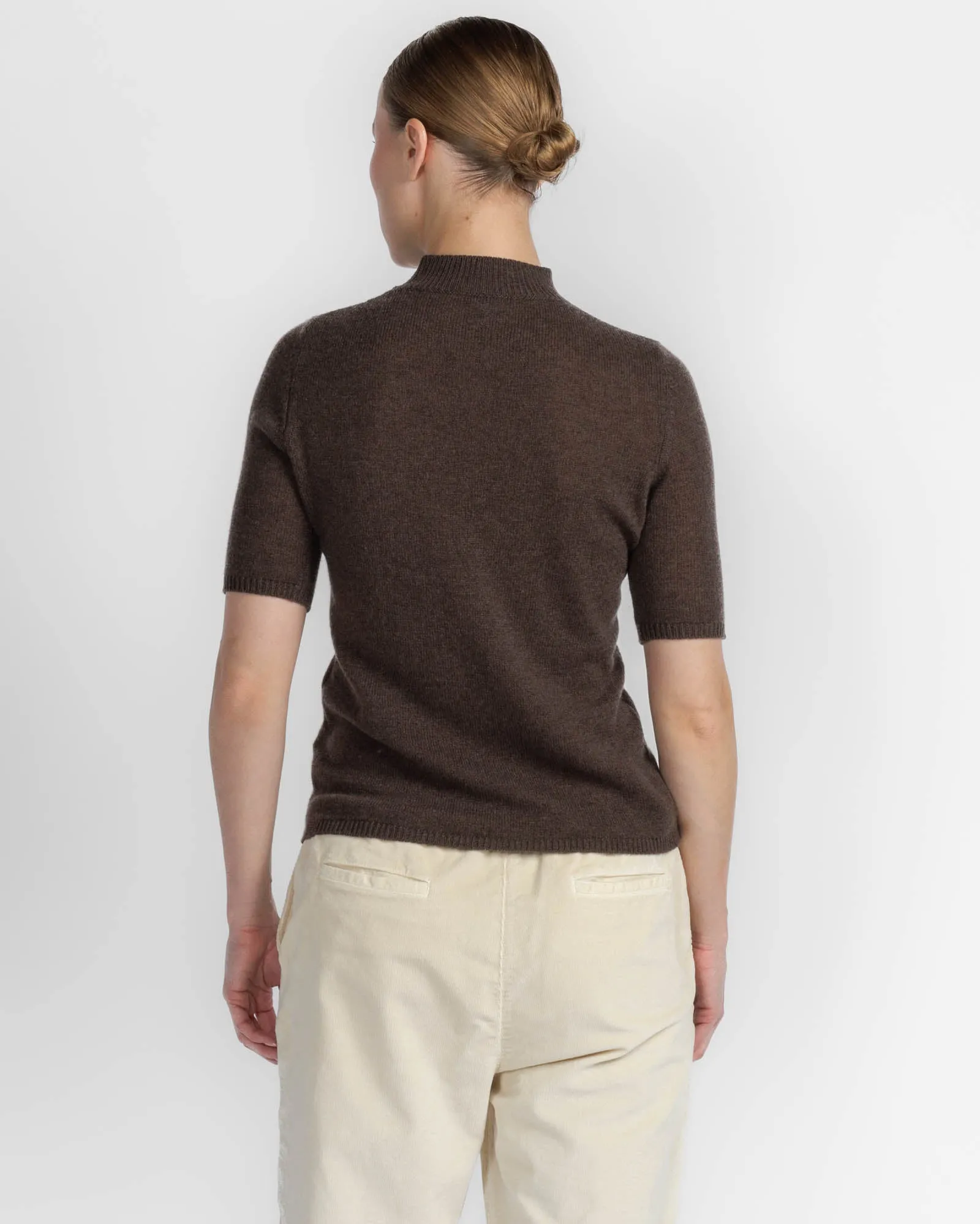 Mock Neck Short Sleeve Sweater sold by TNT Fashion product image thumbnail 3