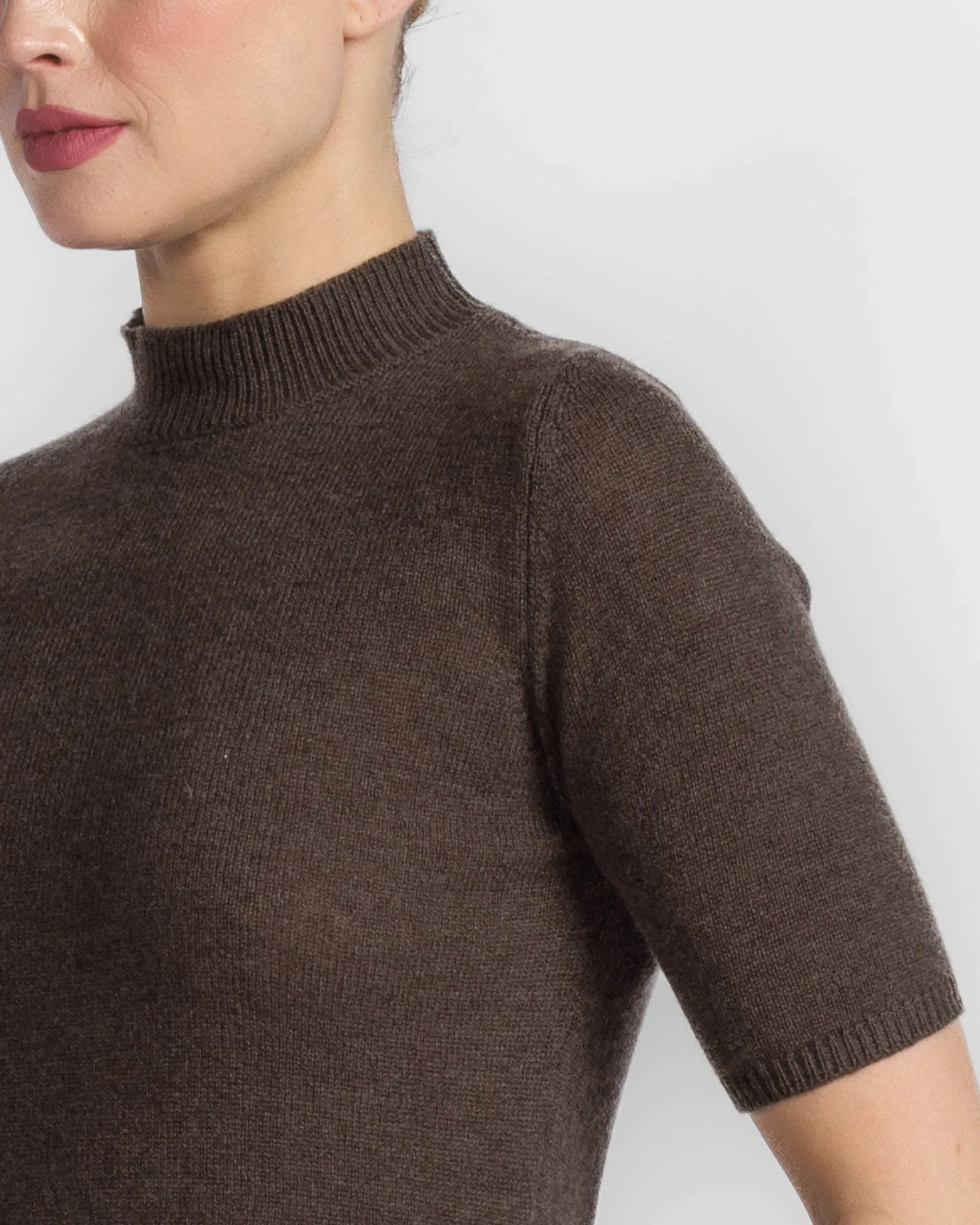 Mock Neck Short Sleeve Sweater sold by TNT Fashion product image thumbnail 5
