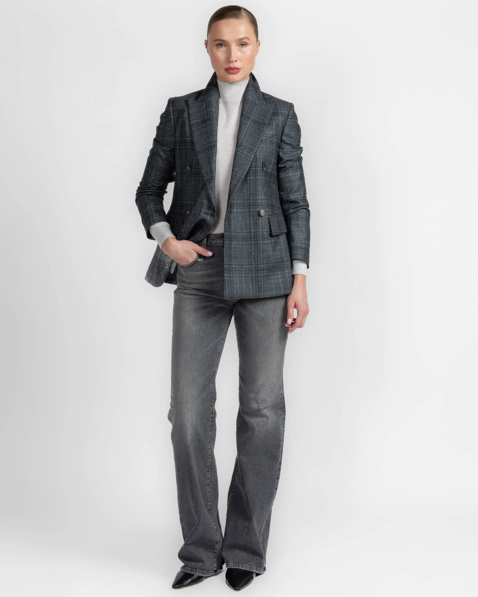 Plaid Blazer sold by TNT Fashion product image thumbnail 2