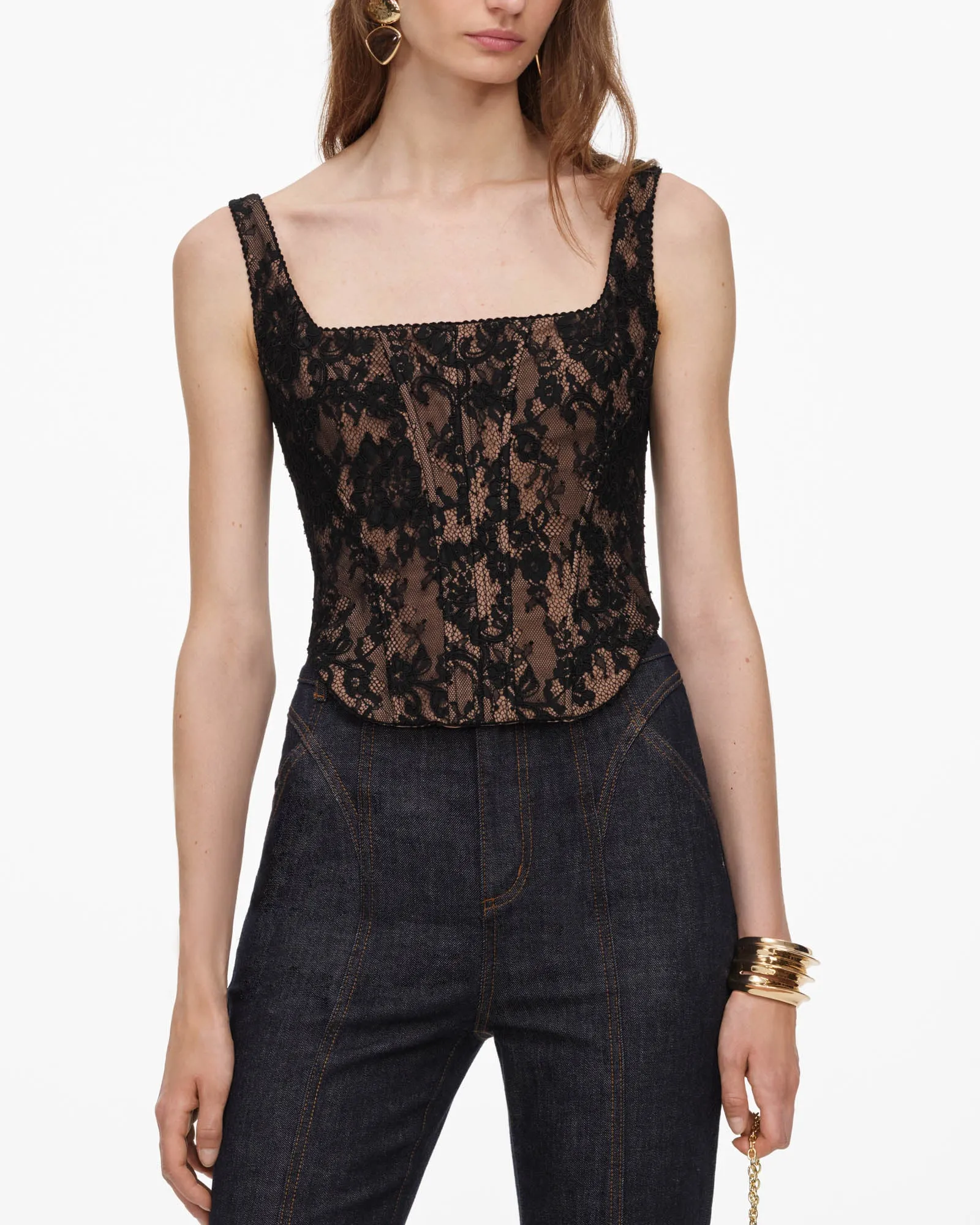 Lace Corset Top sold by TNT Fashion