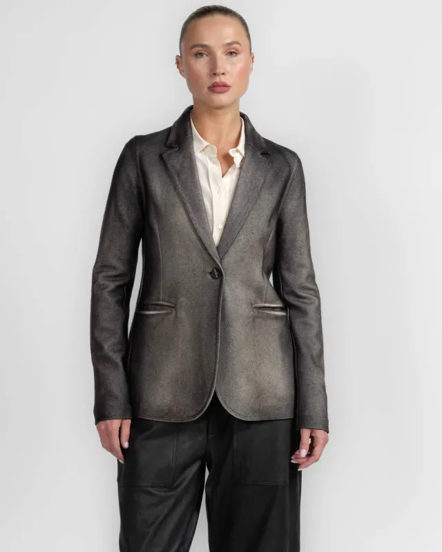 Felt Rever Jacket made by Avant Toi