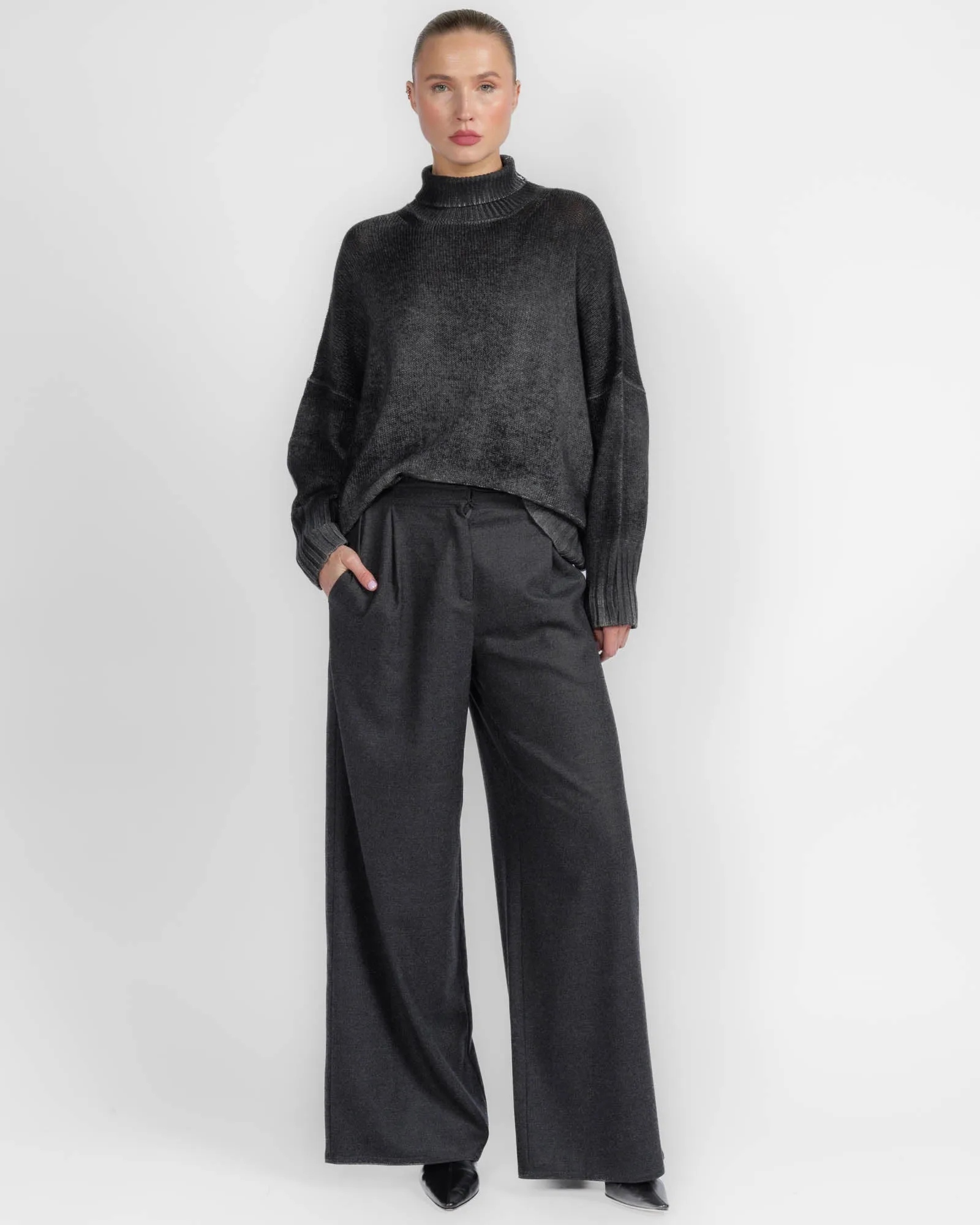 Paint High Neck Sweater sold by TNT Fashion product image thumbnail 2
