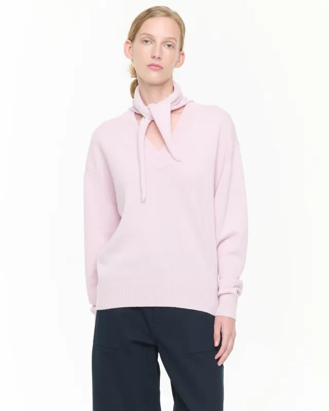 Long Sleeve Foulard Knit Top made by Plan C