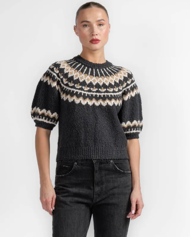Puff Sleeve Sweater made by Autumn Cashmere