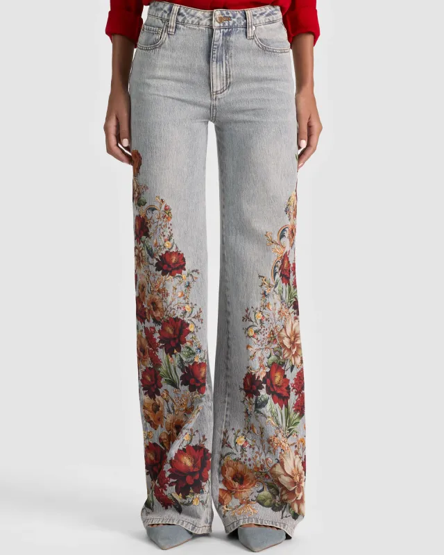 Chic High Rise Jean made by Alice + Olivia