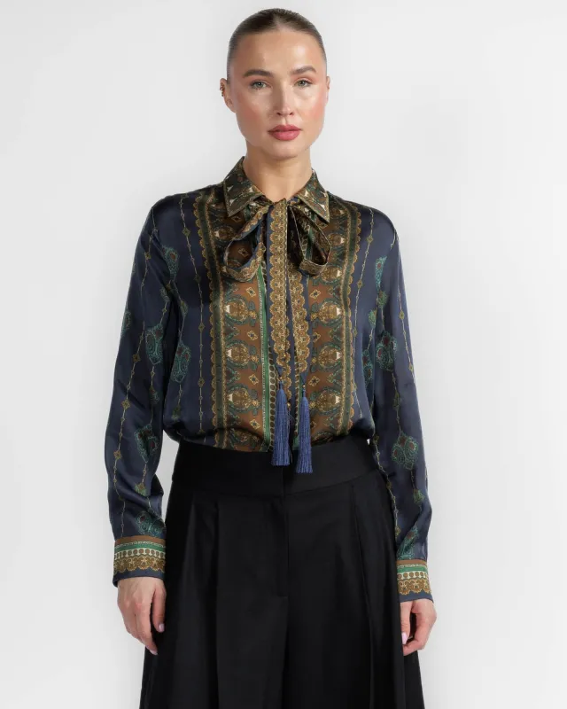 Ascent Scarf Shirt made by Zimmermann