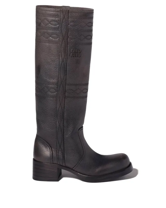 Stivali Gaucho Boot made by Miu Miu