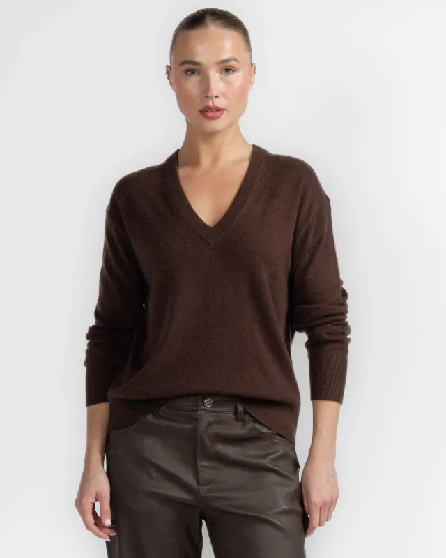 V-Neck Sweater made by White + Warren