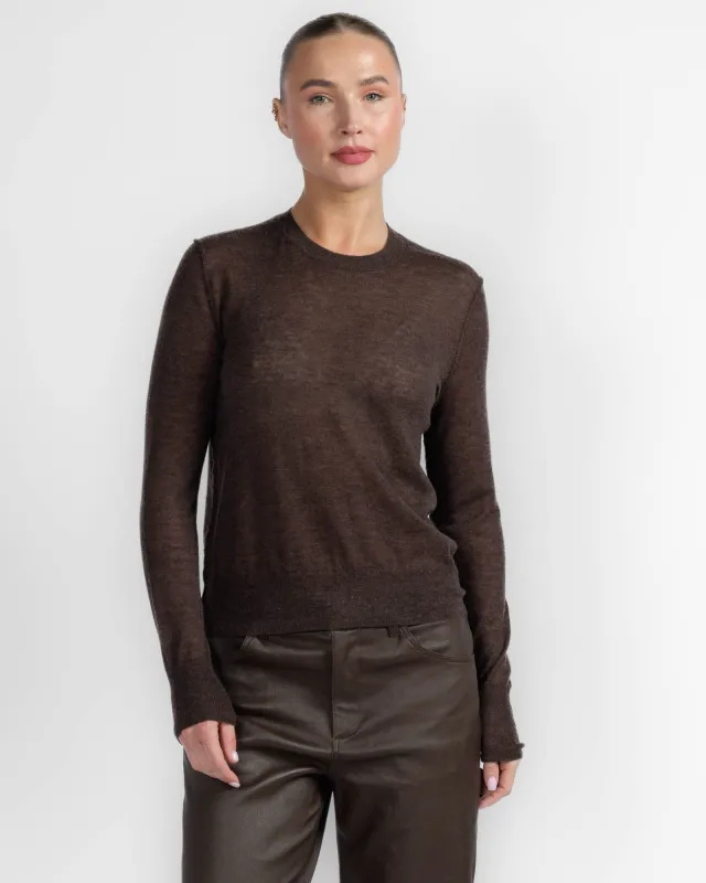 Reversed Seam Sweater made by Autumn Cashmere