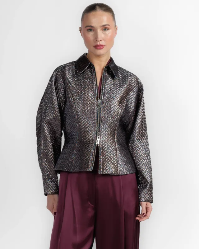 Double Zip Jacket made by The Sei
