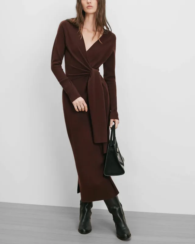 Salomez Wrap Midi Dress made by Veronica Beard