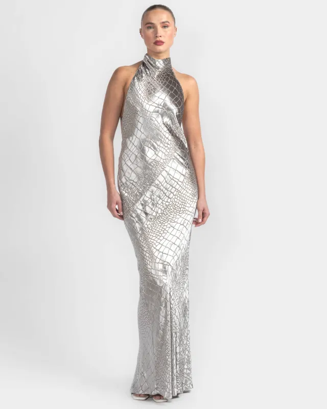 Halter Bias Gown made by The Sei