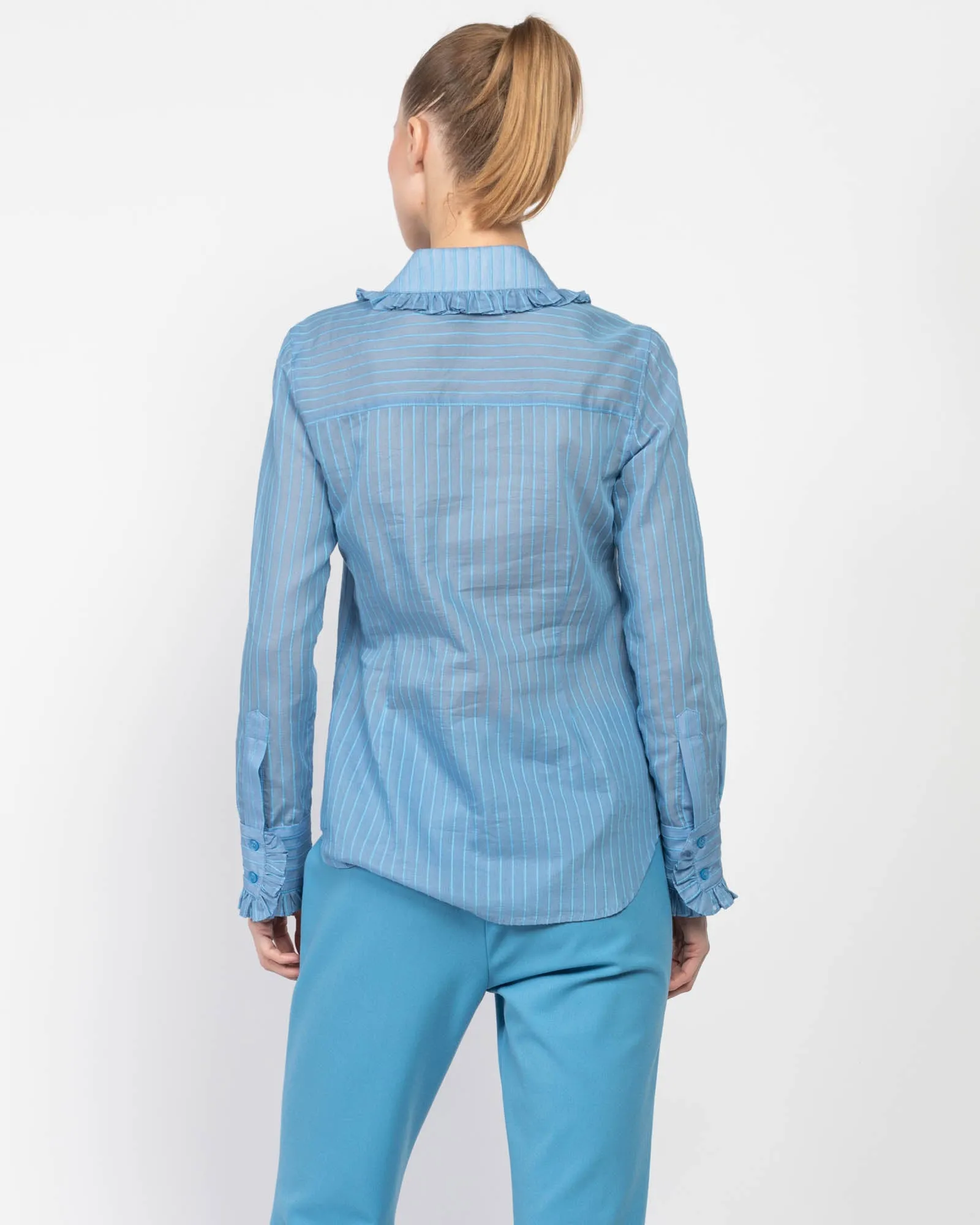 Ruffle Trim Shirt sold by TNT Fashion product image thumbnail 3