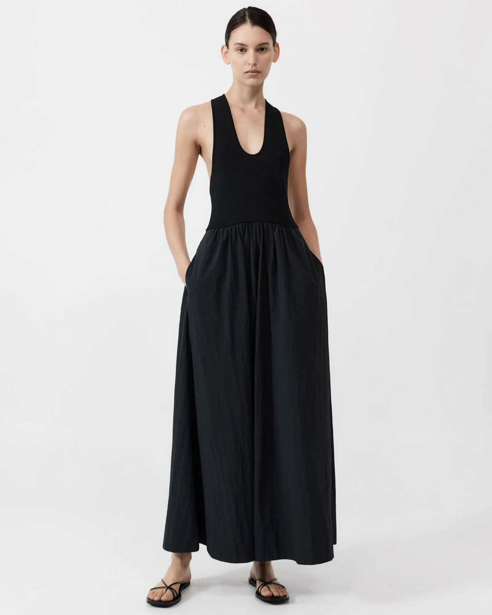 Plunge Neck Dress sold by TNT Fashion