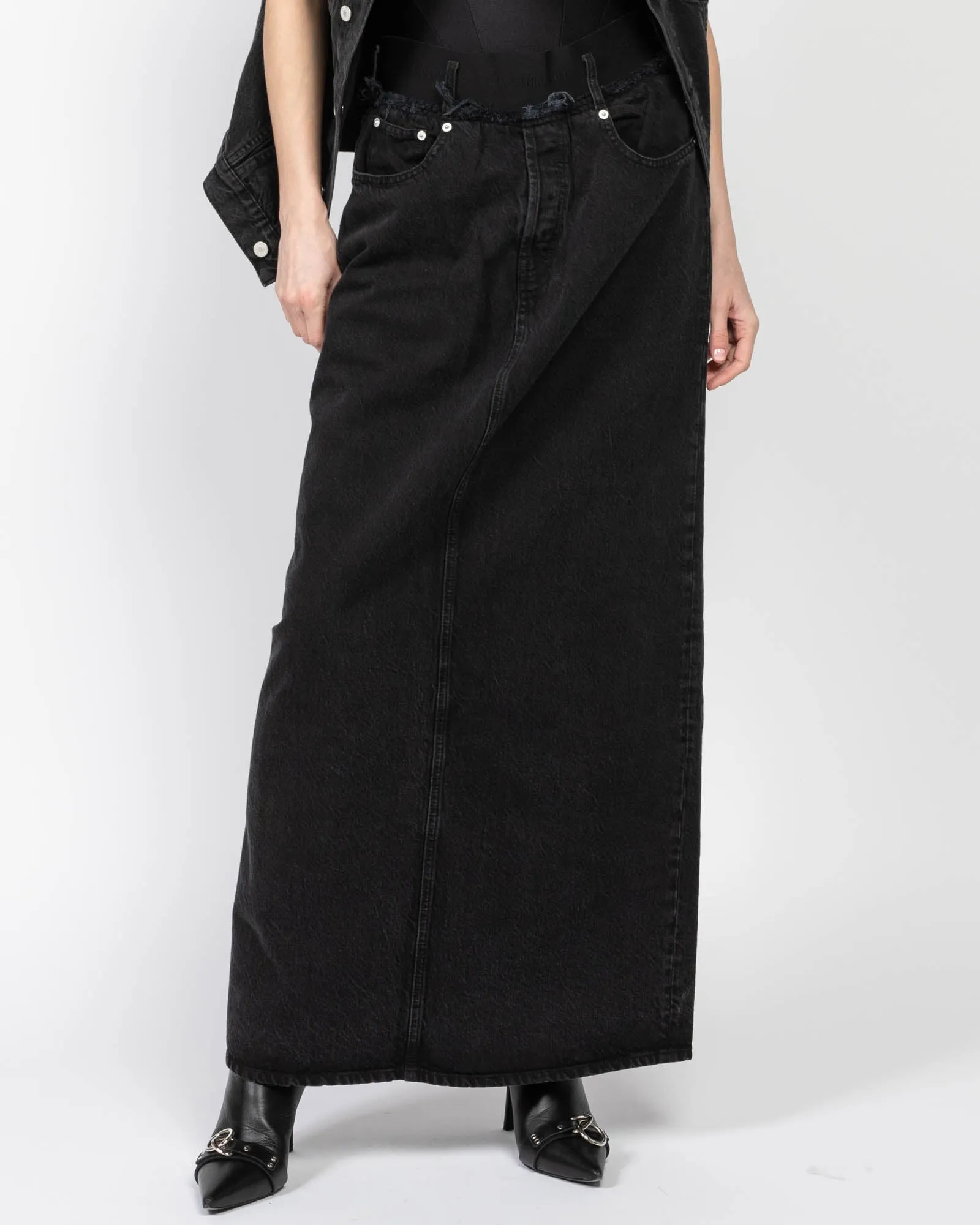 Maxi Denim Skirt sold by TNT Fashion