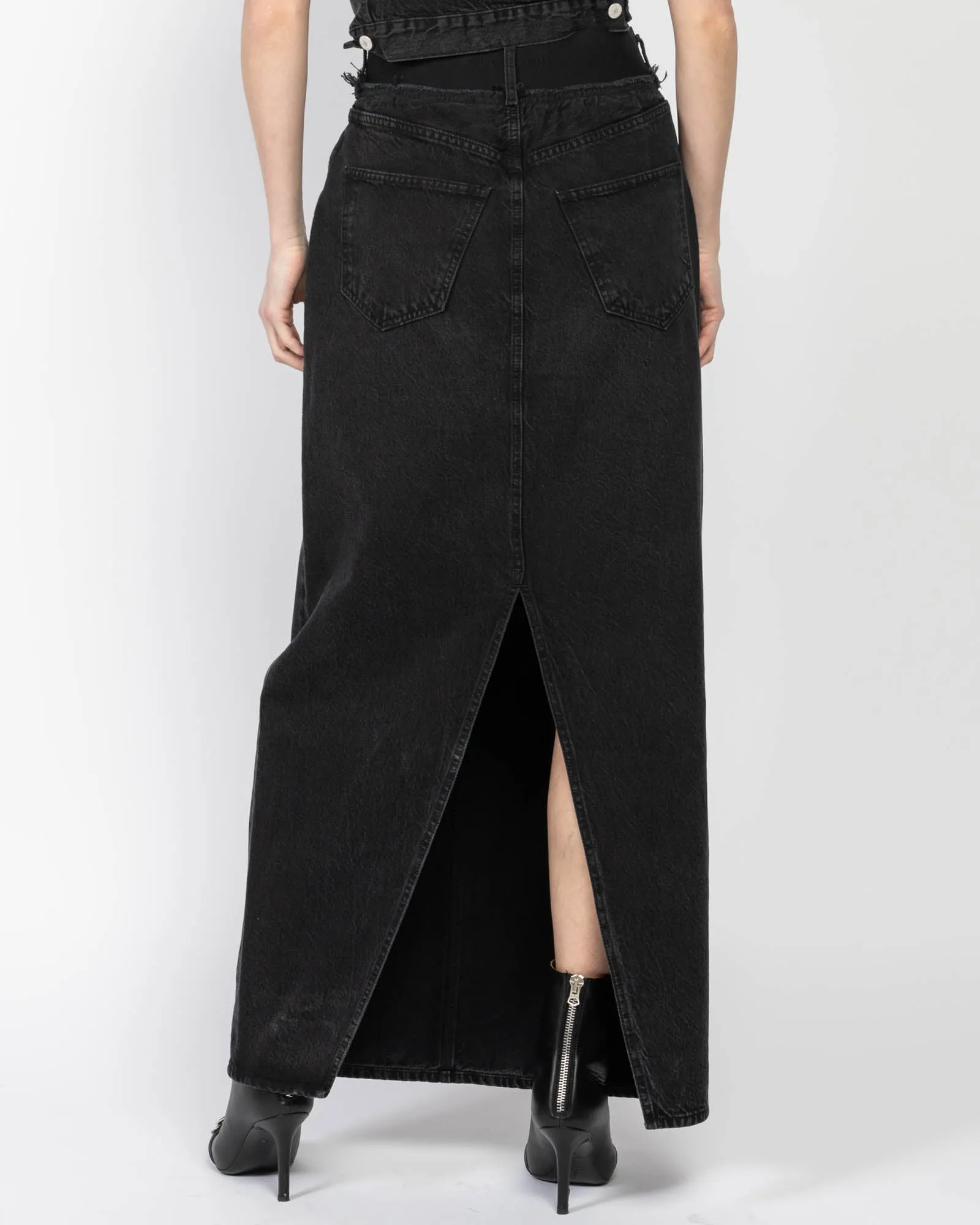 Maxi Denim Skirt sold by TNT Fashion product image thumbnail 2