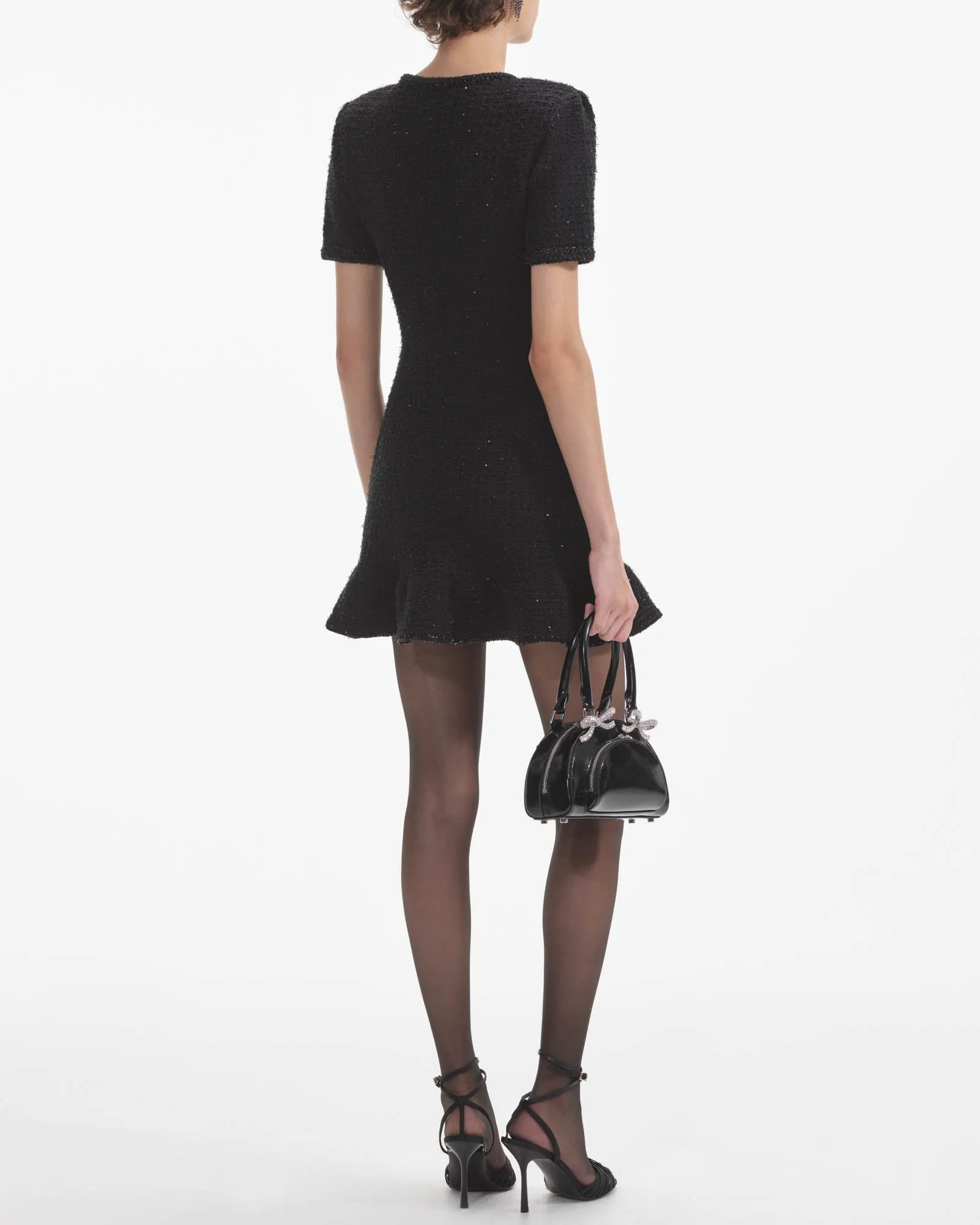 Black Button Dress sold by TNT Fashion product image thumbnail 2