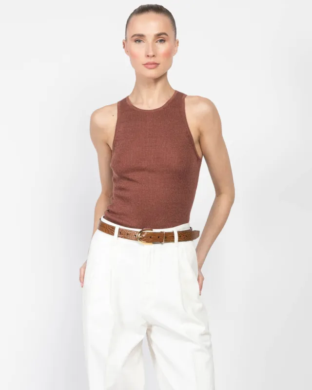 Este Racer Tank Top sold by TNT Fashion