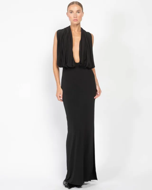 Plunge Halter Neck Dress sold by TNT Fashion