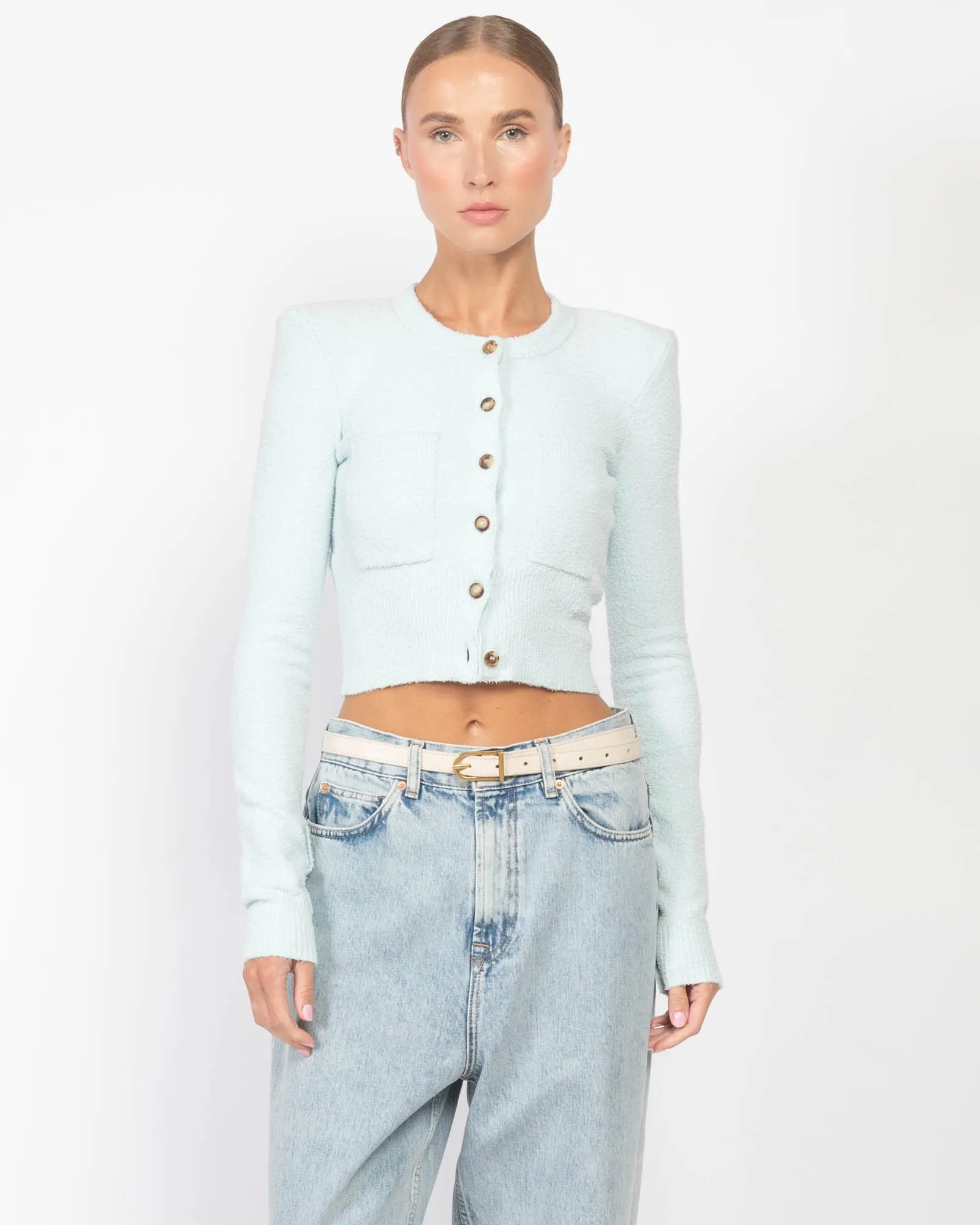 Knit Crop Cardigan sold by TNT Fashion