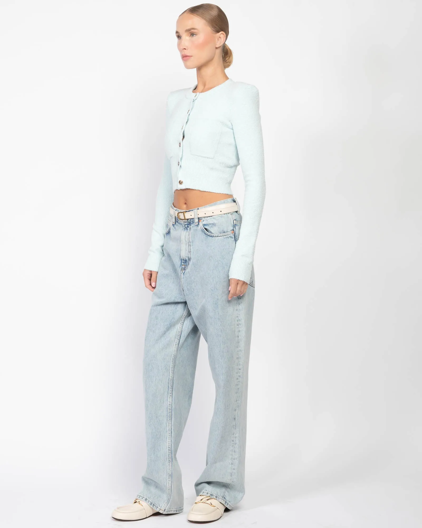 Knit Crop Cardigan sold by TNT Fashion product image thumbnail 4