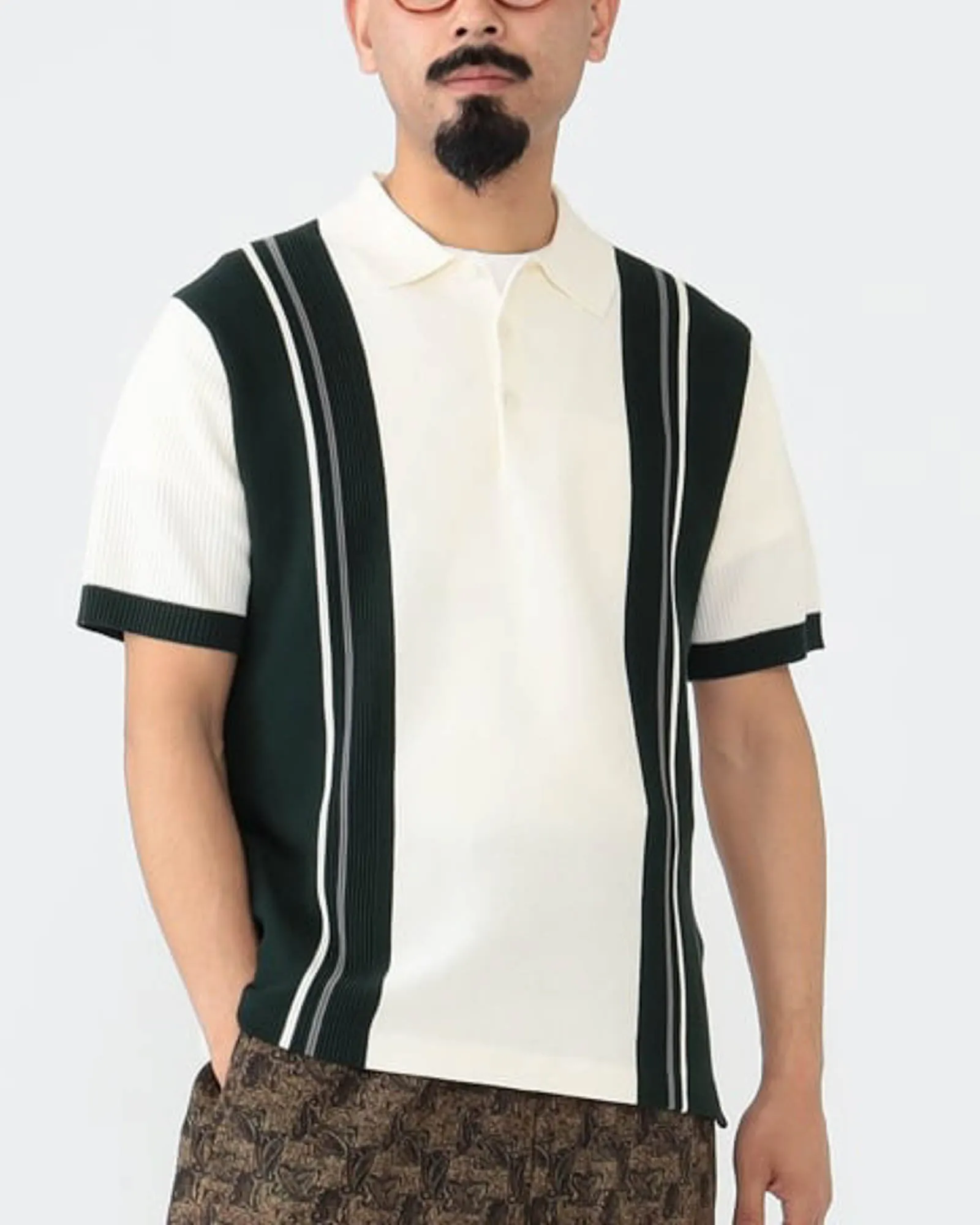 Knit Stripe Polo sold by TNT Fashion product image thumbnail 2