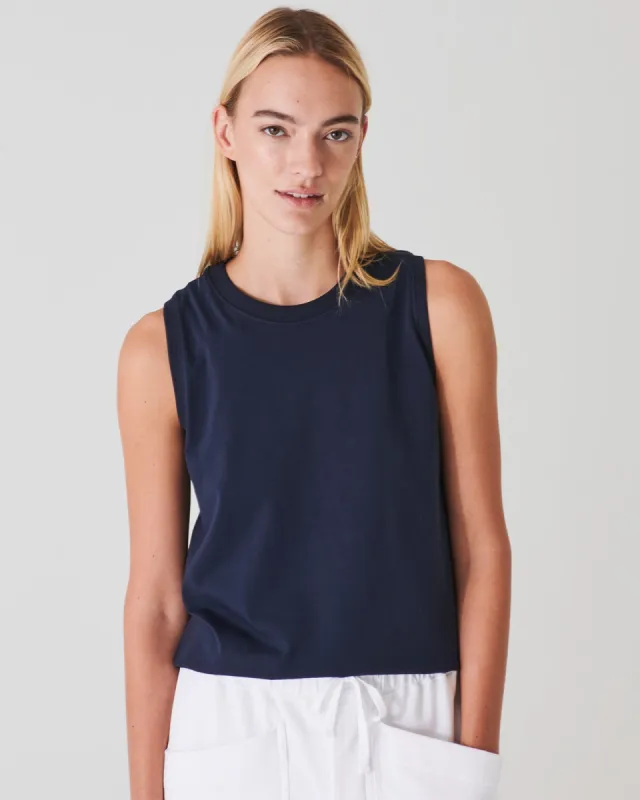 Stretch Boyfriend Tank Top sold by TNT Fashion