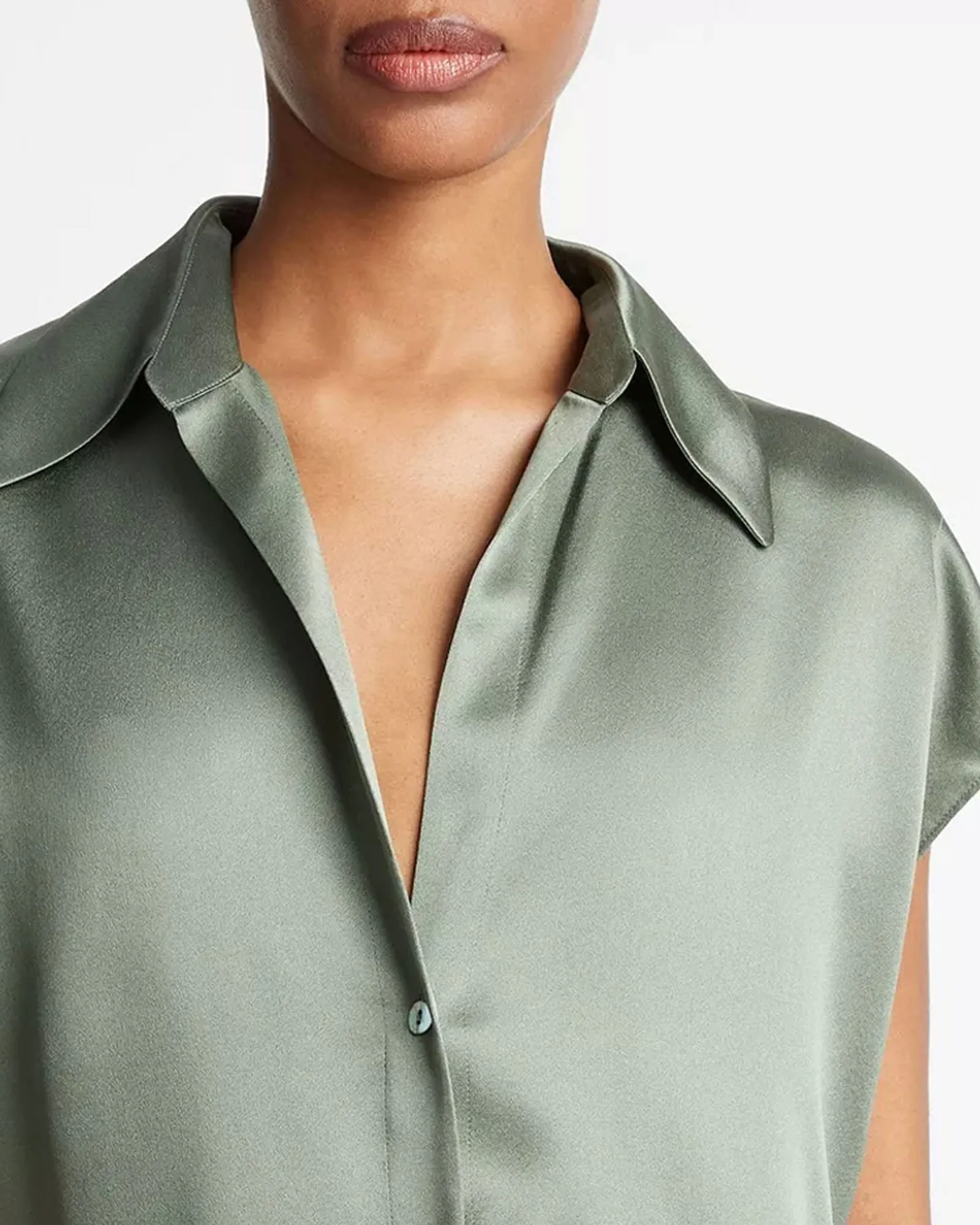 Cap Sleeve Ruched Blouse sold by TNT Fashion product image thumbnail 4