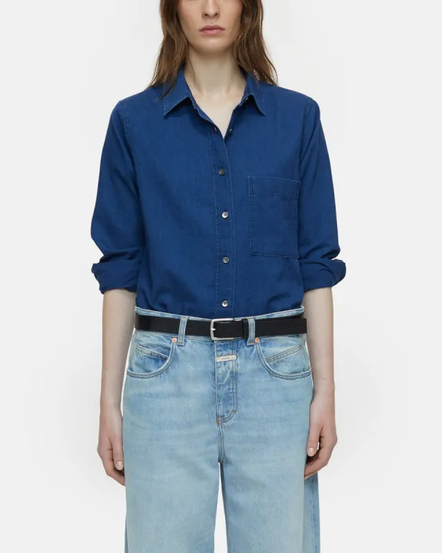 Boyfriend Denim Shirt sold by TNT Fashion