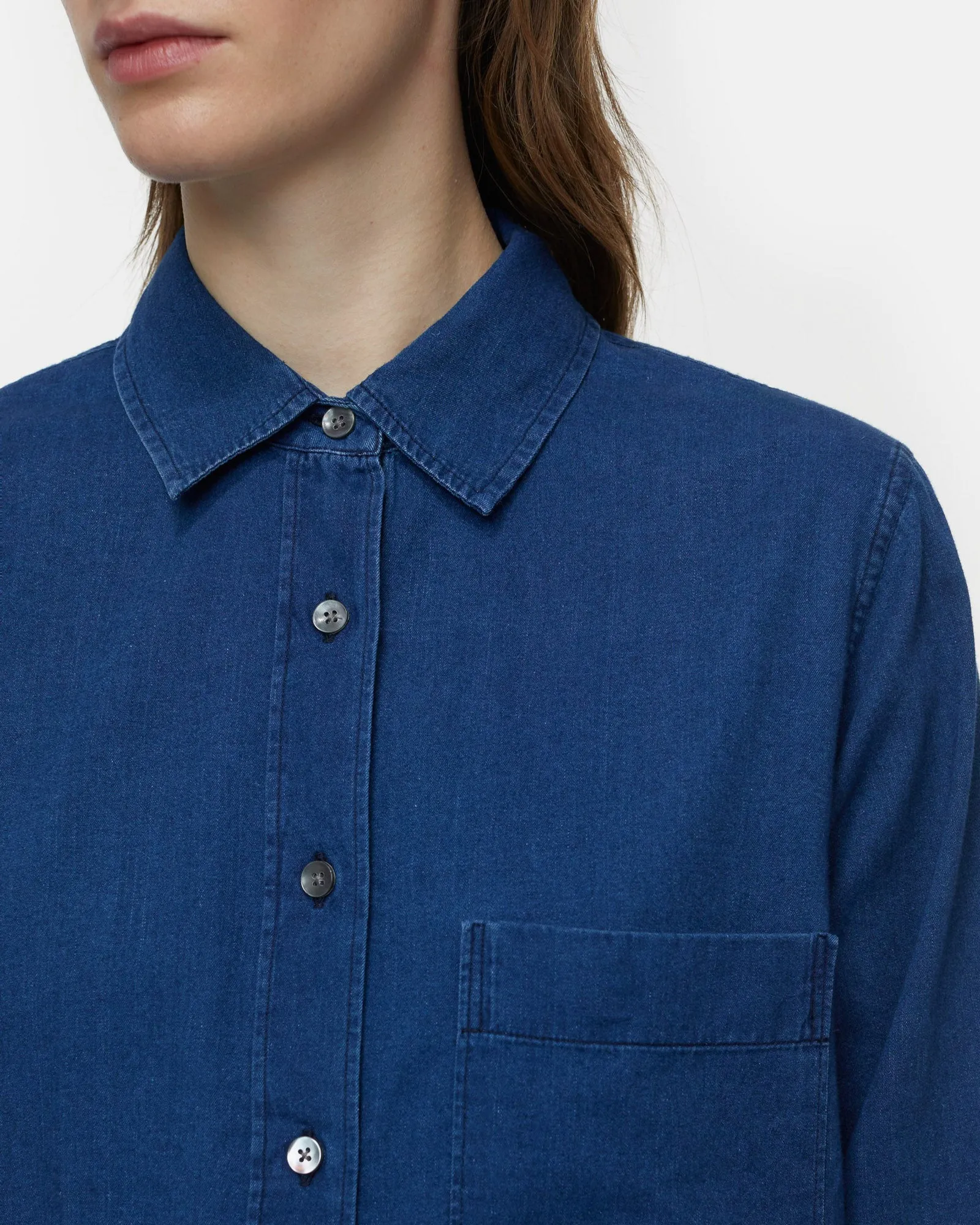 Boyfriend Denim Shirt sold by TNT Fashion product image thumbnail 4