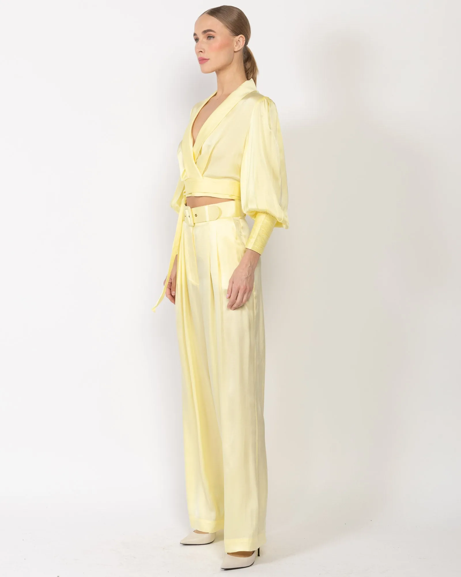 Silk Tuck Pants sold by TNT Fashion product image thumbnail 4