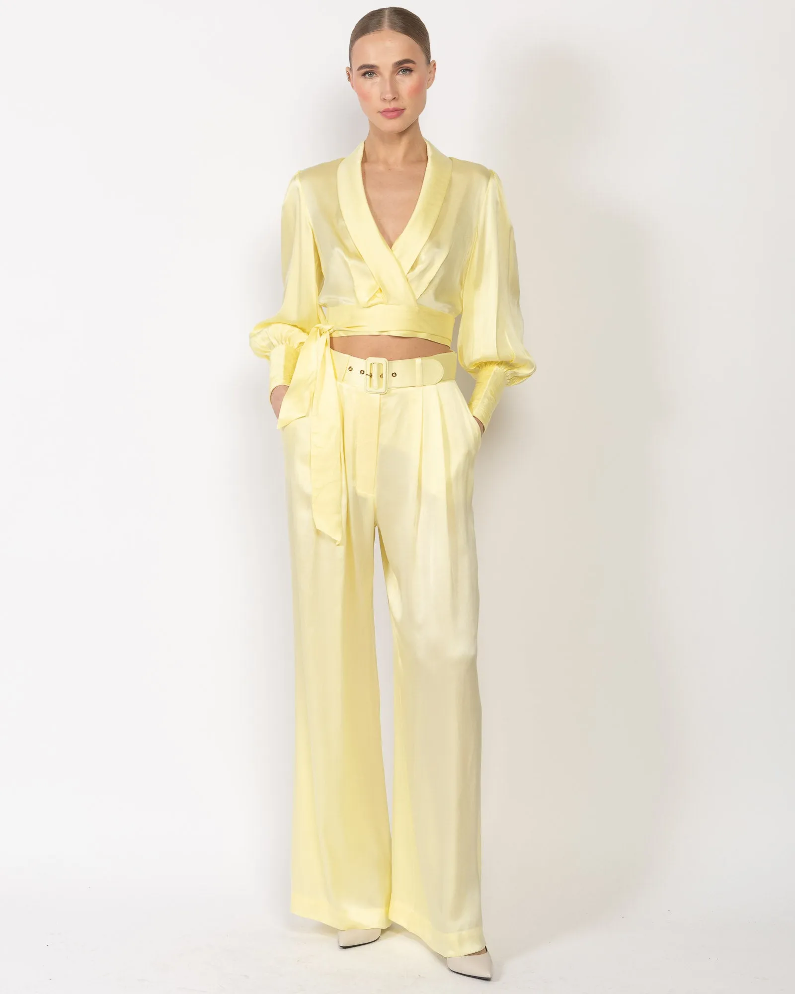 Silk Tuck Pants sold by TNT Fashion product image thumbnail 2