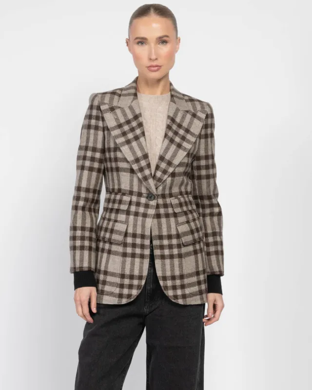 Rib Cuff Birkin Blazer sold by TNT Fashion