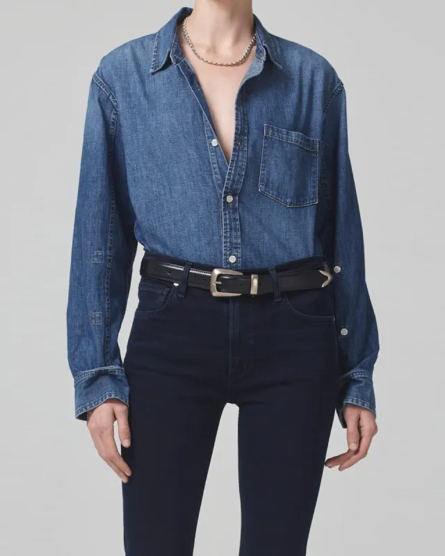Kayla Shrunken Shirt sold by TNT Fashion