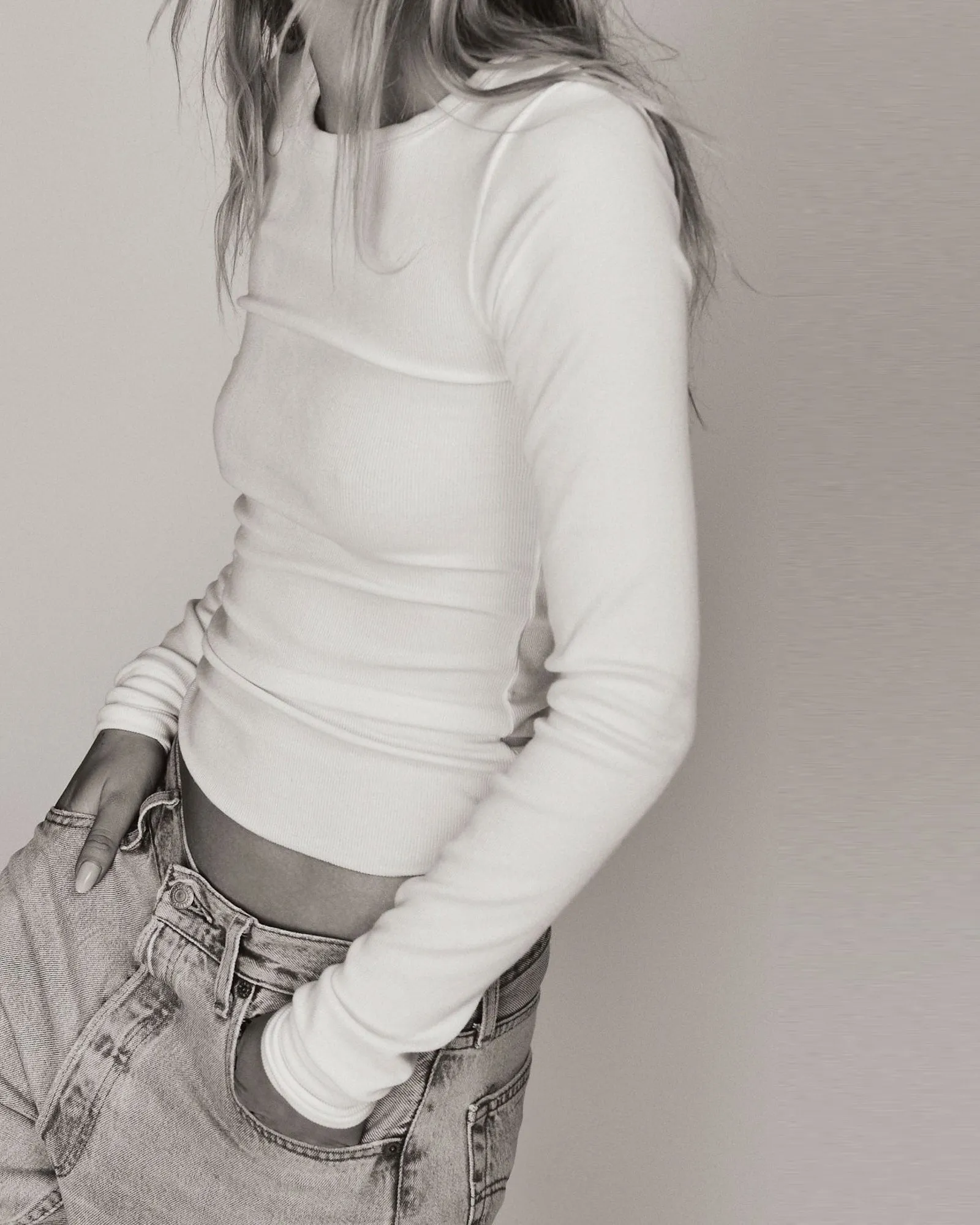 Long Sleeve Fitted Top sold by TNT Fashion product image thumbnail 3