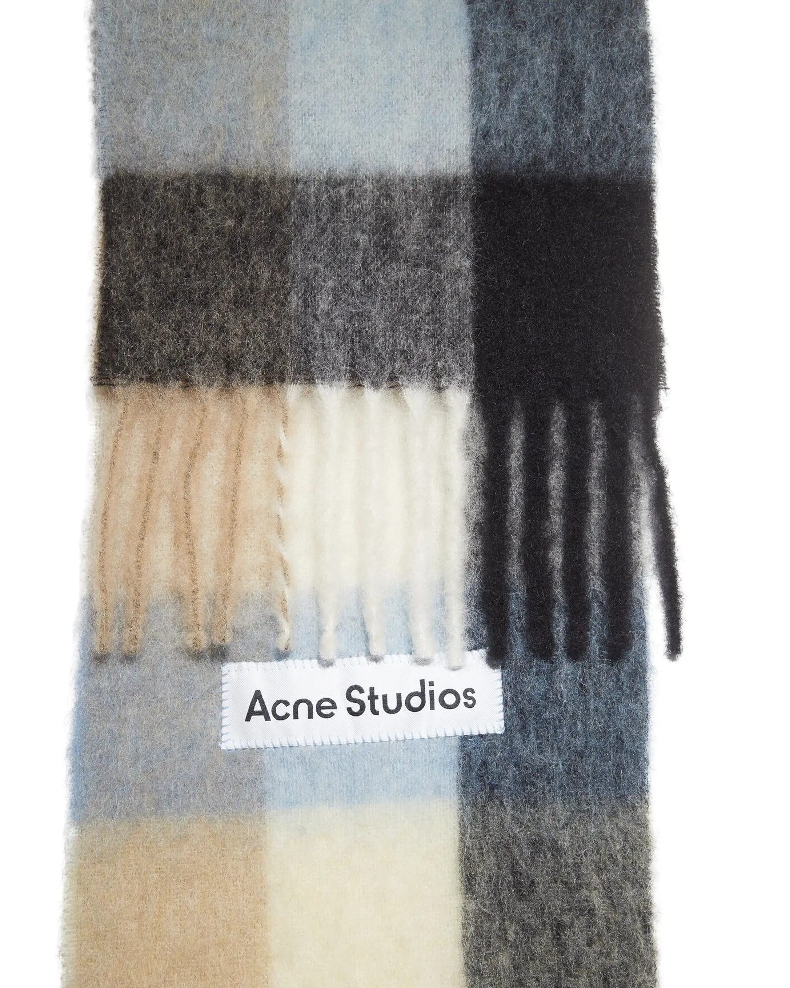 Mohair Checked Scarf sold by TNT Fashion product image thumbnail 2
