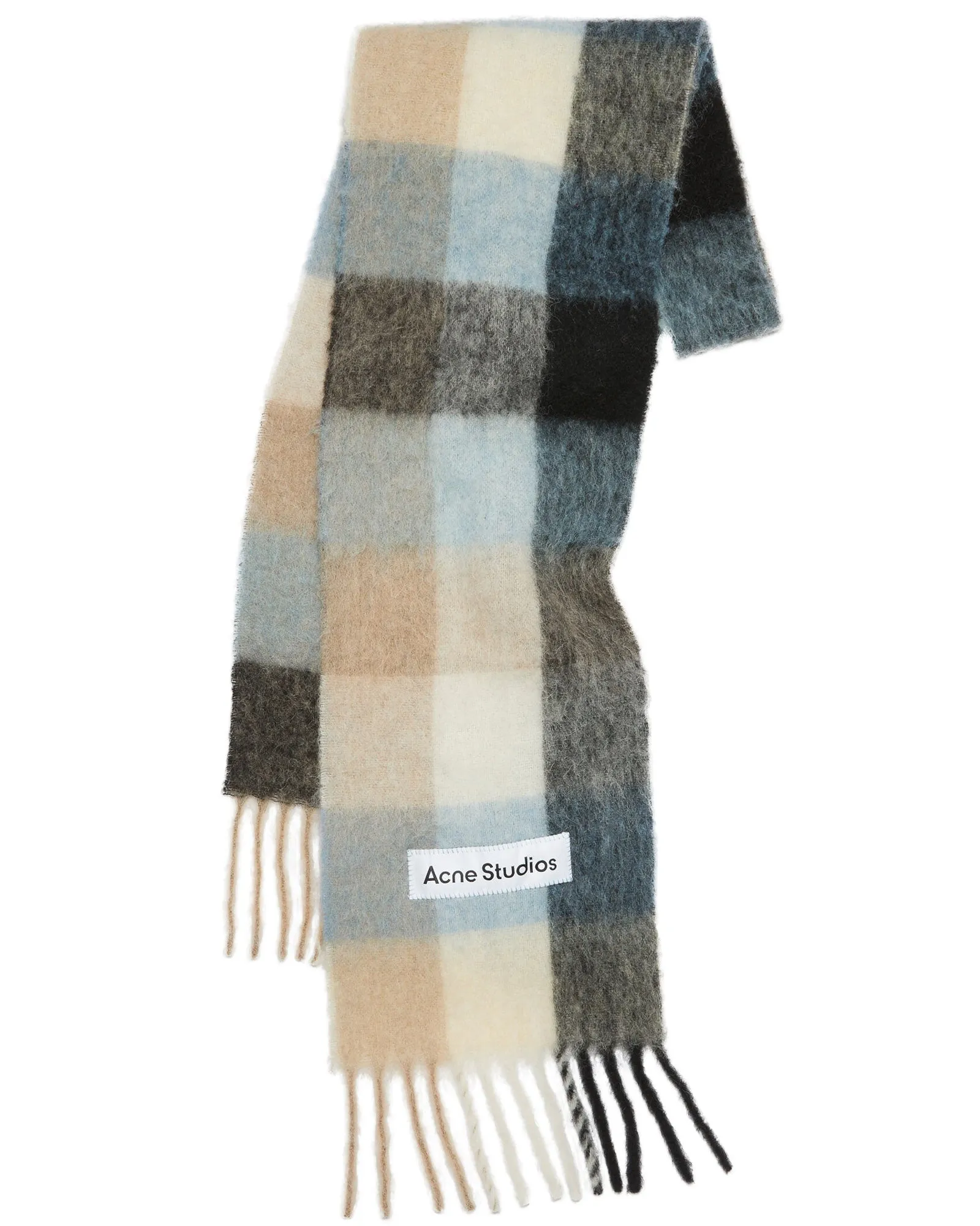 Mohair Checked Scarf sold by TNT Fashion